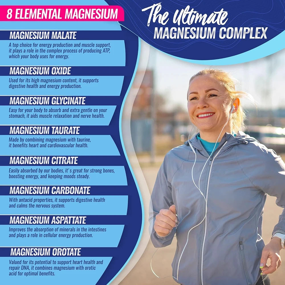Magnesium Complex Supplement for Restful Sleep