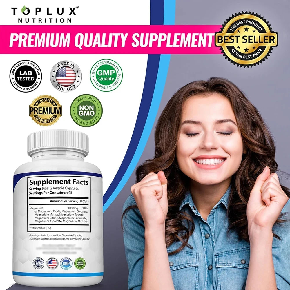 Magnesium Complex Supplement for Restful Sleep