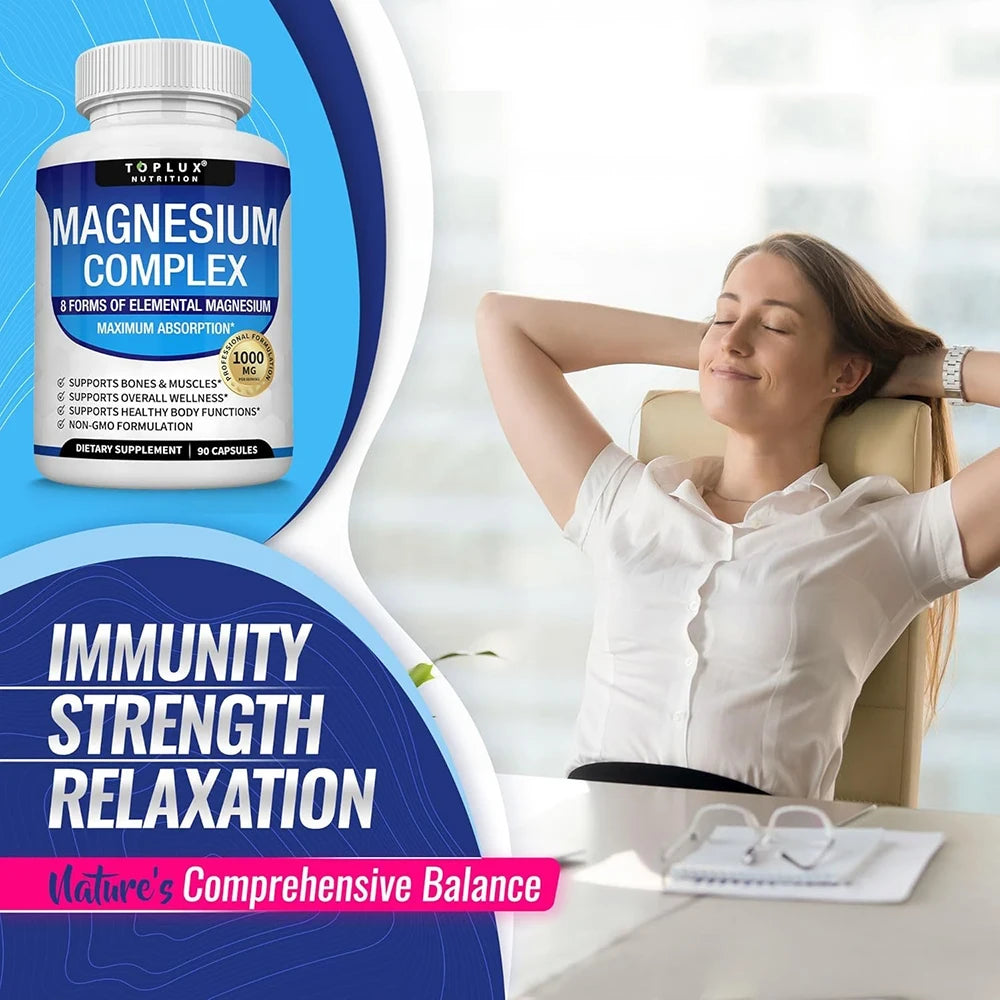 Magnesium Complex Supplement for Restful Sleep
